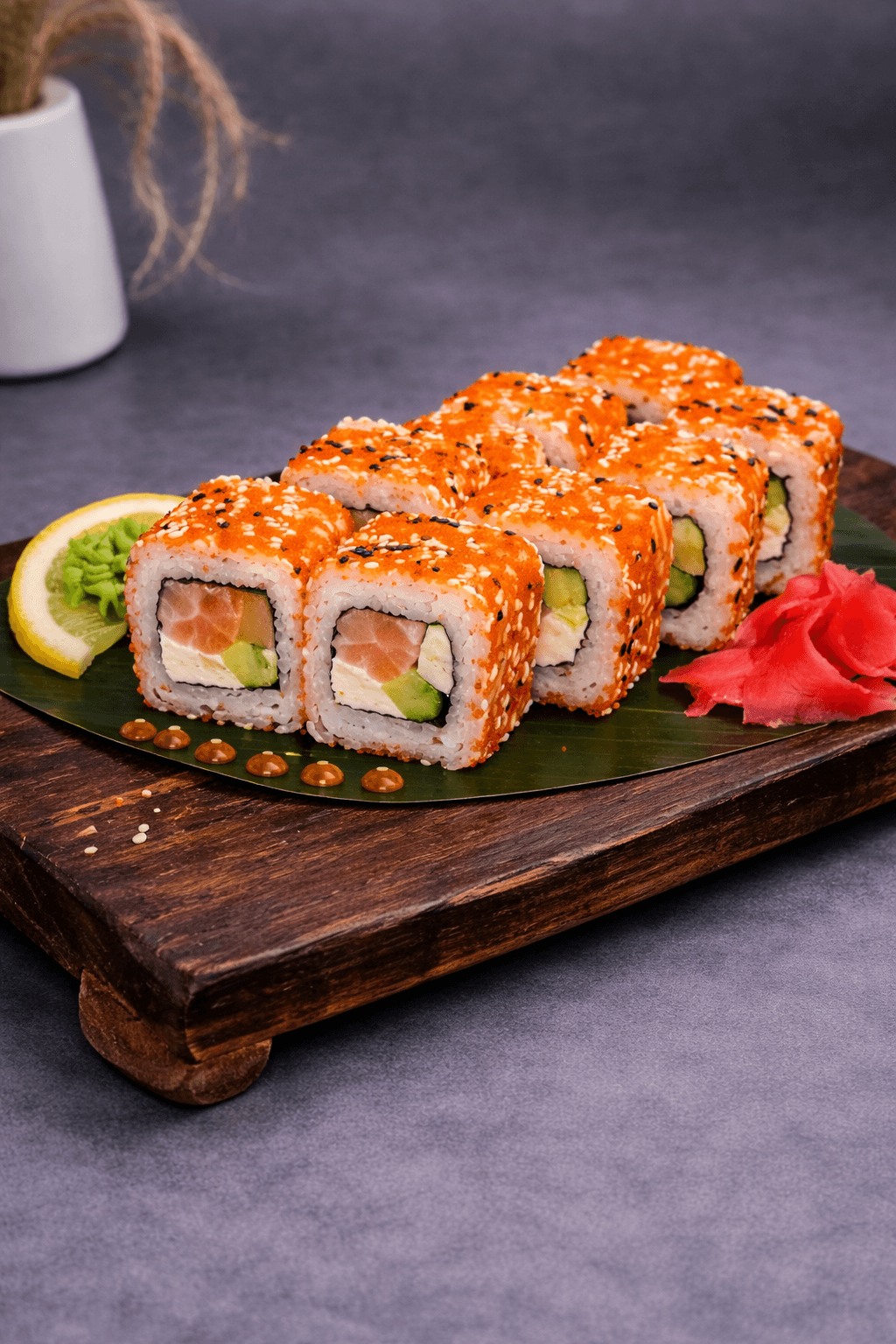 Калифорния с лососем